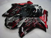 Kawasaki NINJA ZX6R 2007-2008 Injection ABS Fairing - Flame - Black Red - MFS5743
